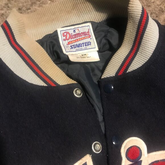 1998 Indians Autographed Game Worn Varsity Jacket +Indians Pro Player Jacket - Picture 8 of 13